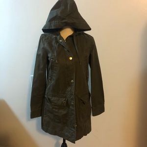 J crew green jacket XS